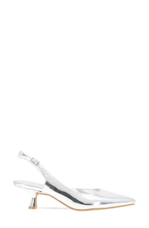 Bcbgeneration Kittie Pointed Toe Pump In Silver