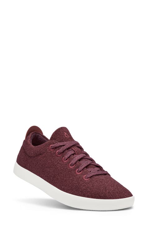 Burgundy tennis shoes sales for women