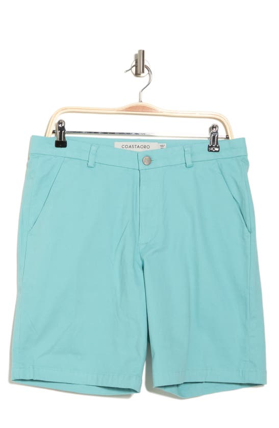 Coastaoro Rider Tailored Shorts In Aqua Sea
