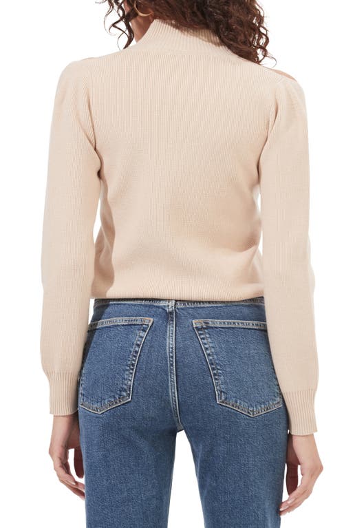 Shop Astr The Label Hilary Cutout Sweater In Sand