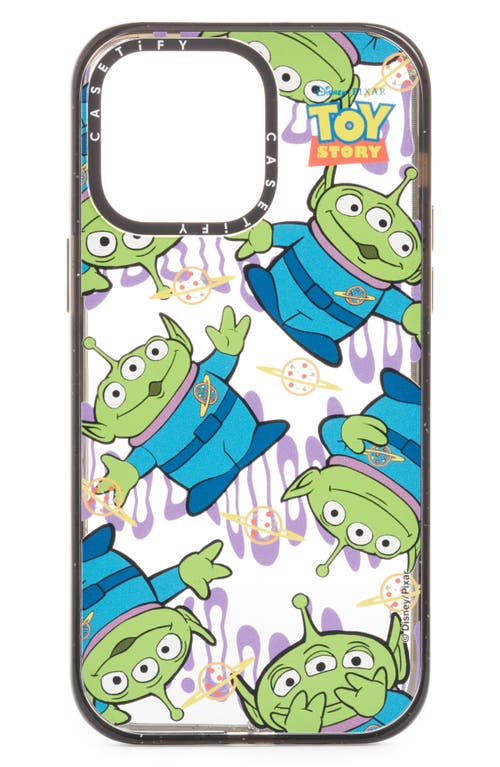 CASETiFY x Disney Pixar's Alien Medley iPhone 14 Pro & 14 Pro Max Case in Clear/Glossy Black at Nordstrom