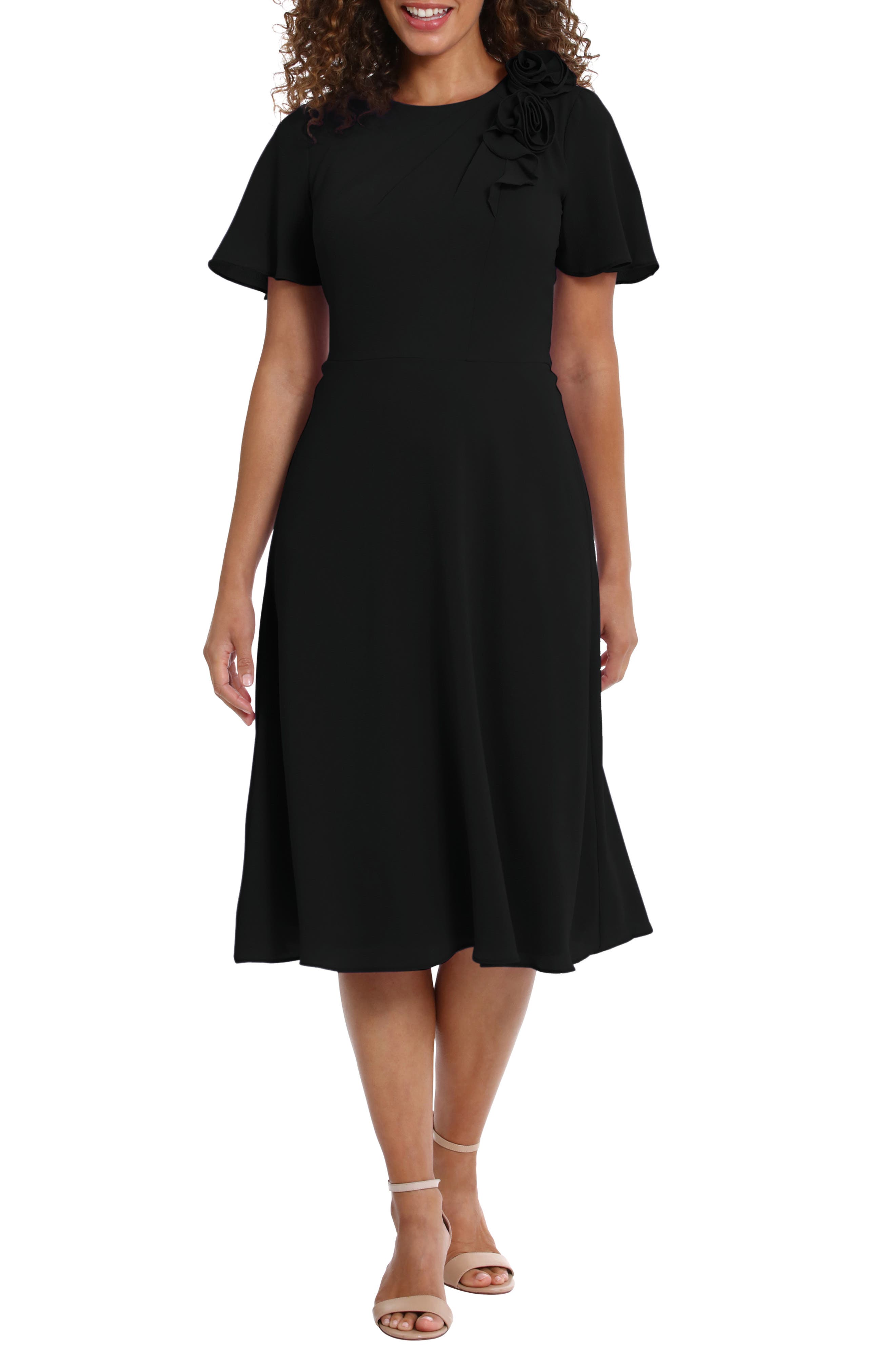 under dress skirt liner Belle Knee-Length Skirt (Lining) S / Beige main image 1
