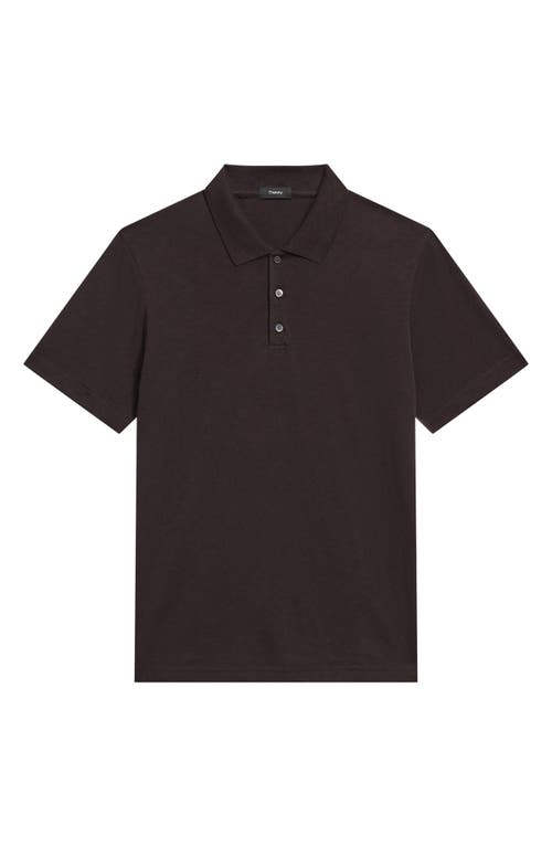 Theory Bron D In Cosmos Polo Hickory In Hickory - Spf
