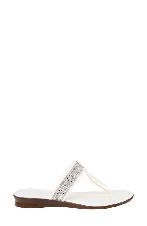 Italian Shoemakers Udella Flip Flop In White
