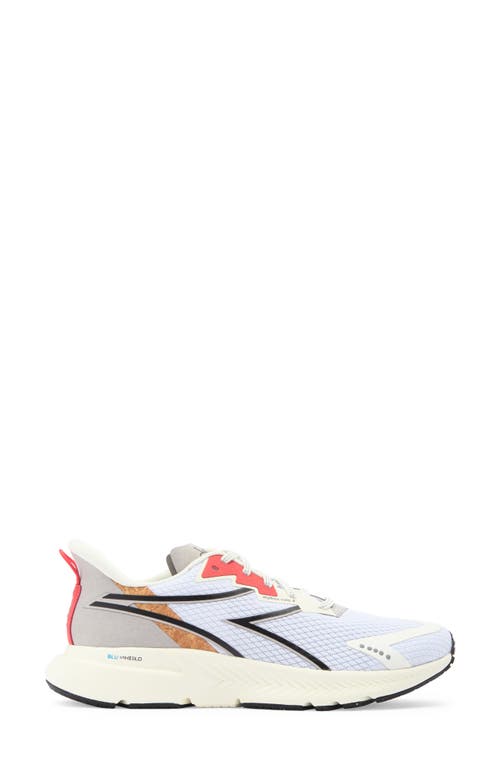 Diadora Mythos Blushield Volo 4 2030 Running Shoe In White/black/cayenne
