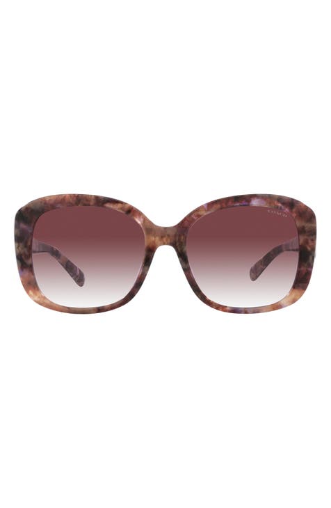55mm Gradient Butterfly Sunglasses
