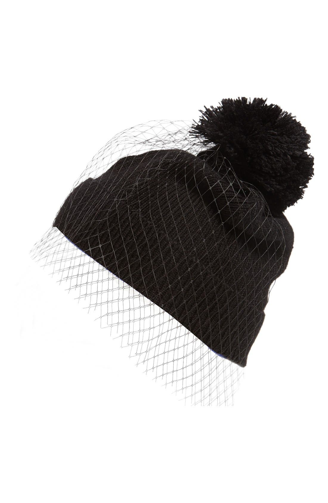 betsey johnson snood and beanie