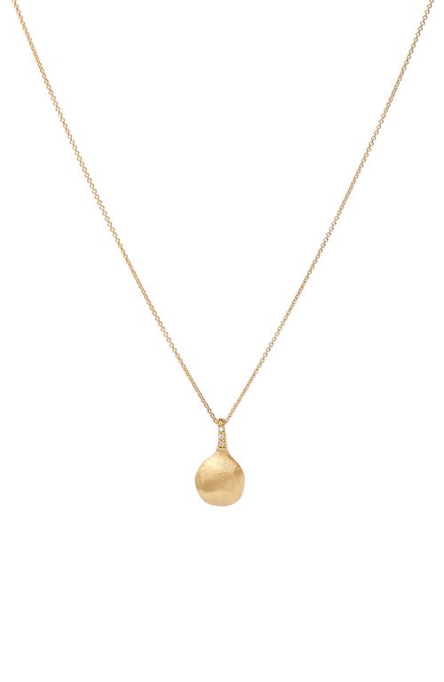 Marco Bicego Women's Africa Boules 18k Yellow Gold & 0.03 Tcw Diamond Pendant Necklace In 18k Yellow Gold