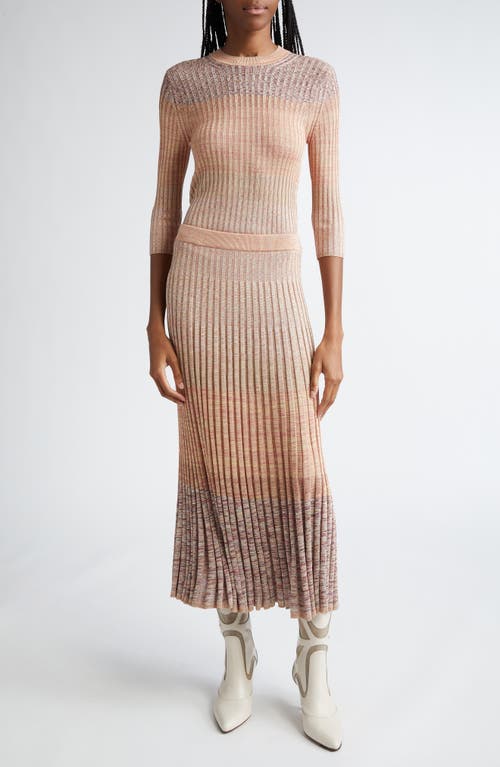 Zimmermann Story 1 Mouline Midi Skirt Pink Multi In Pink Multi