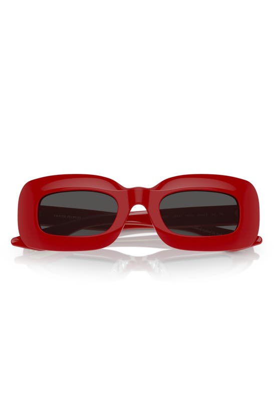 Shop Oliver Peoples 1966c 49mm Square Sunglasses In Red