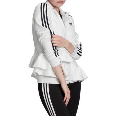Adidas Originals Ruffle Track Jacket, White