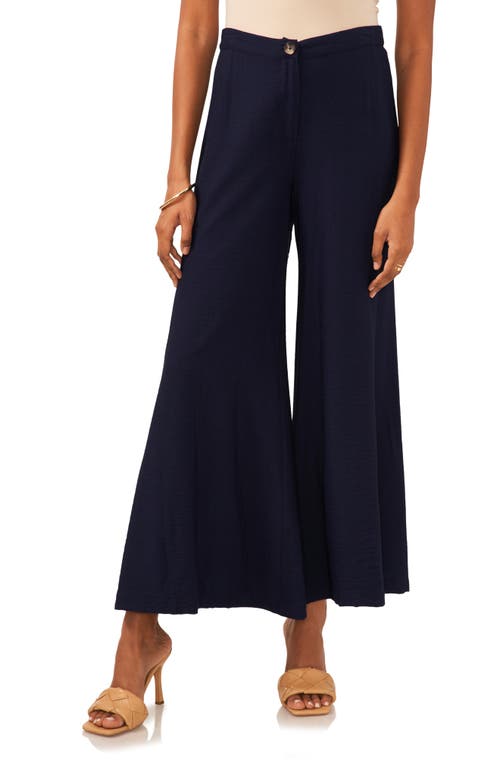 Vince Camuto High Waist Wide Leg Pants In Blue