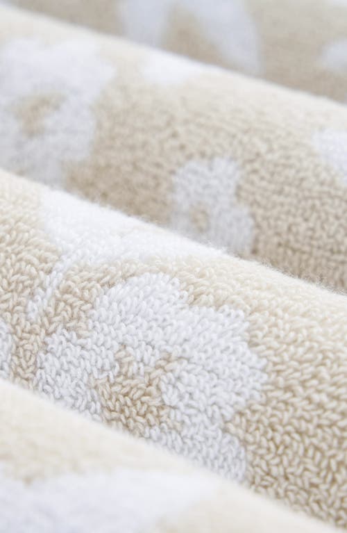 Lucky Brand Folk Floral 6-piece Assorted Towels In Beige Taupe