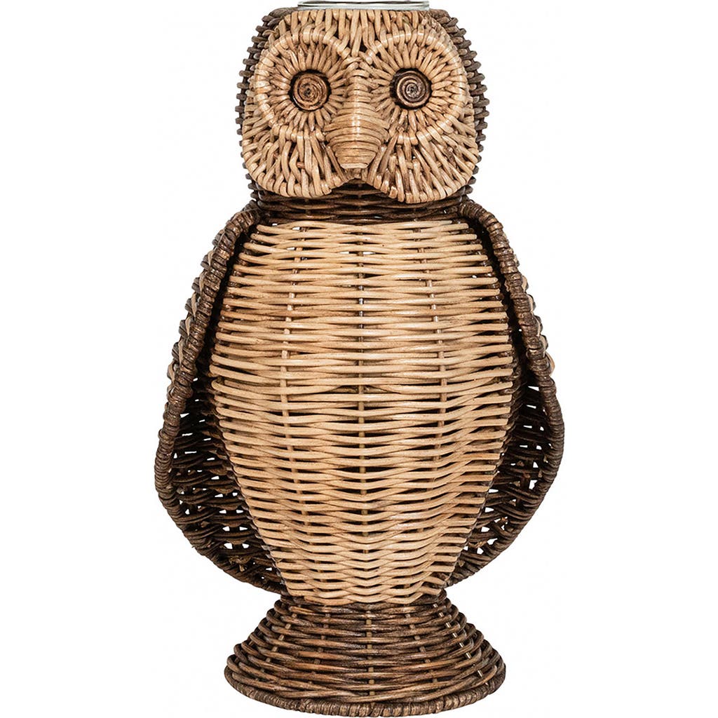 Juliska Devon Will Owl Vase In Brown