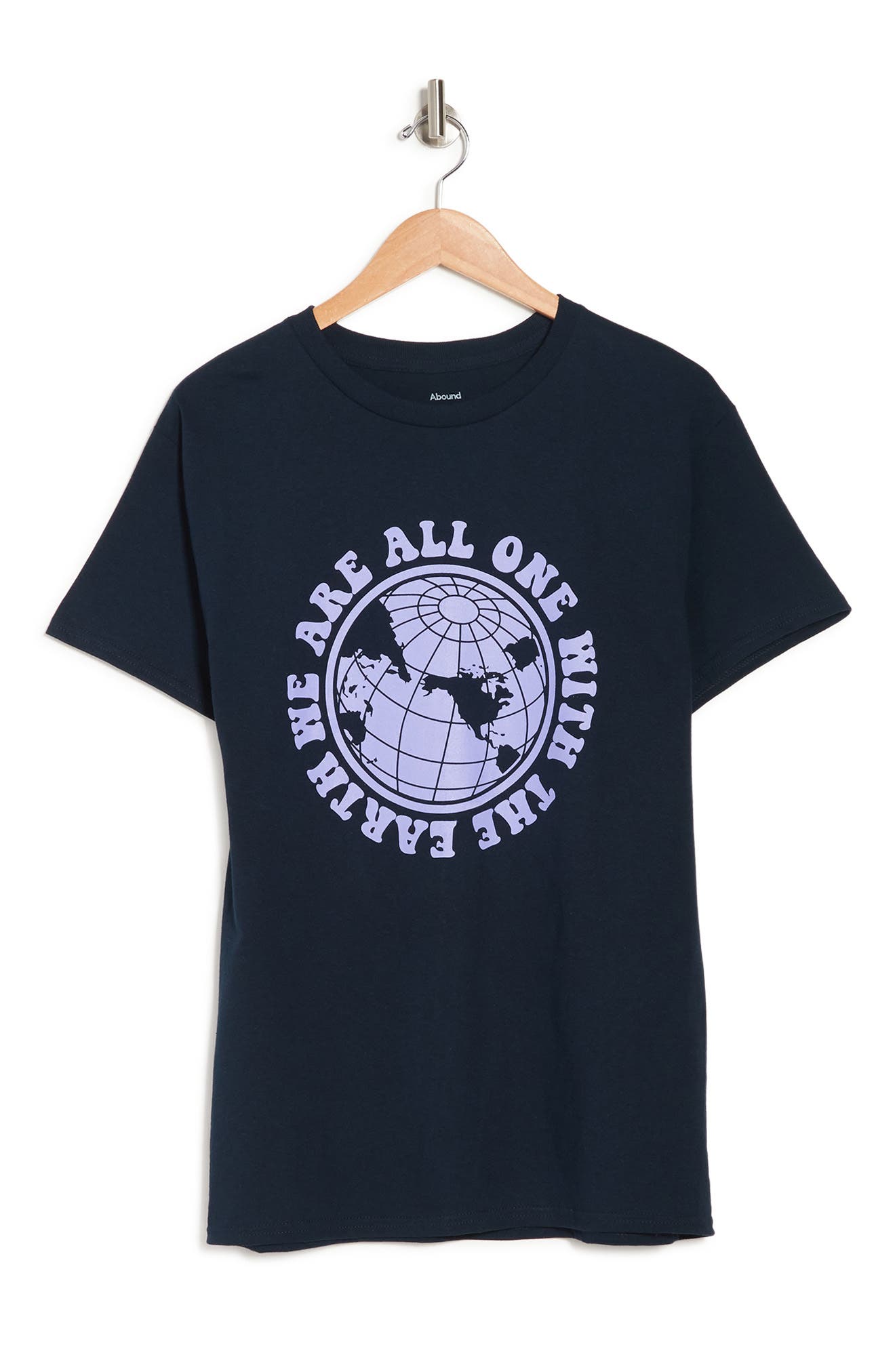 Abound Earth Graphic T-shirt In Navy We Are One