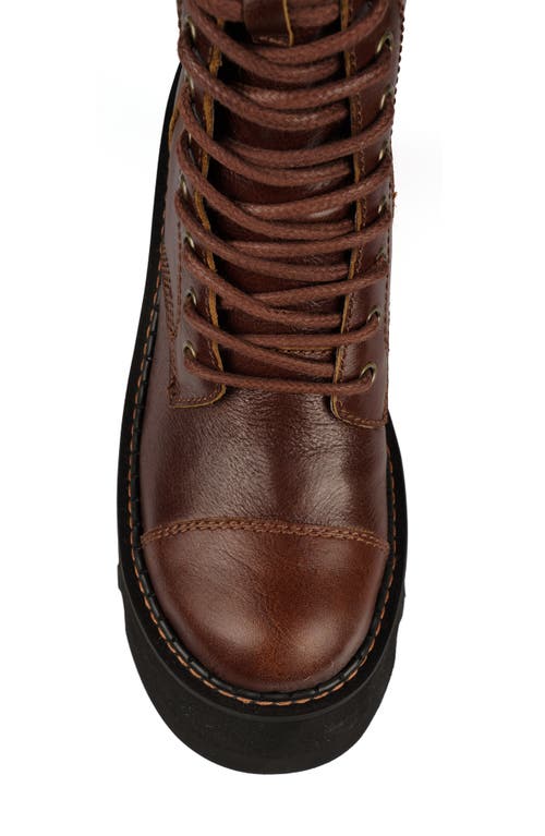 Ziginy Raiza Platform Bootie In Tan