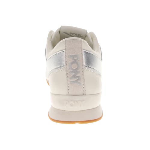 Pony Ko-80 Low Classic Sneakers In Snow White/moonbeam/silver
