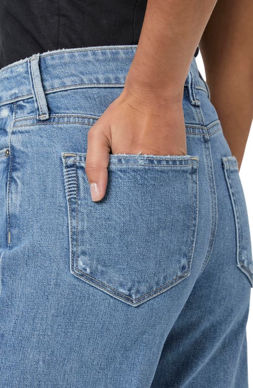 PAIGE PAIGE ANESSA RAW HEM ANKLE WIDE LEG JEANS