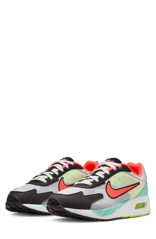 Nike Air Max Solo Sneaker In Vast Grey/hot Punch/volt