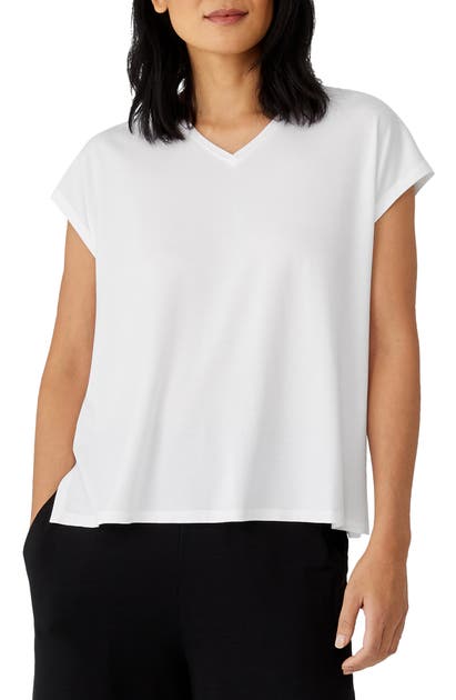 EILEEN FISHER Tops V-NECK BOXY TOP