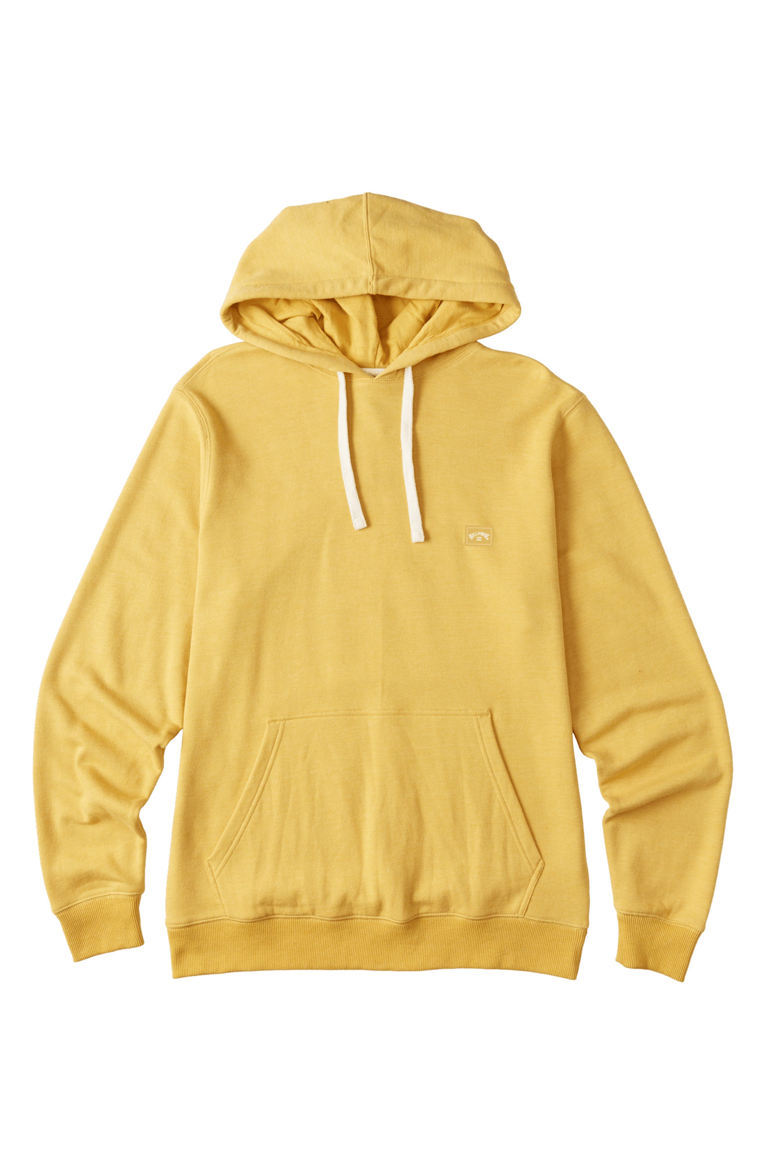 mens yellow hooded sweatshirt