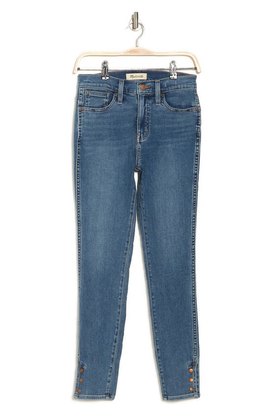 Madewell Roadtripper High Waist Authentic Skinny Jeans In Birchberry Wash