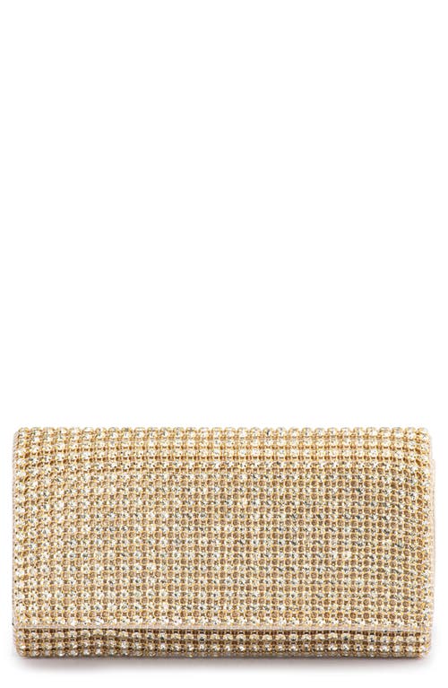 Mariana Crystal Clutch in Champagne