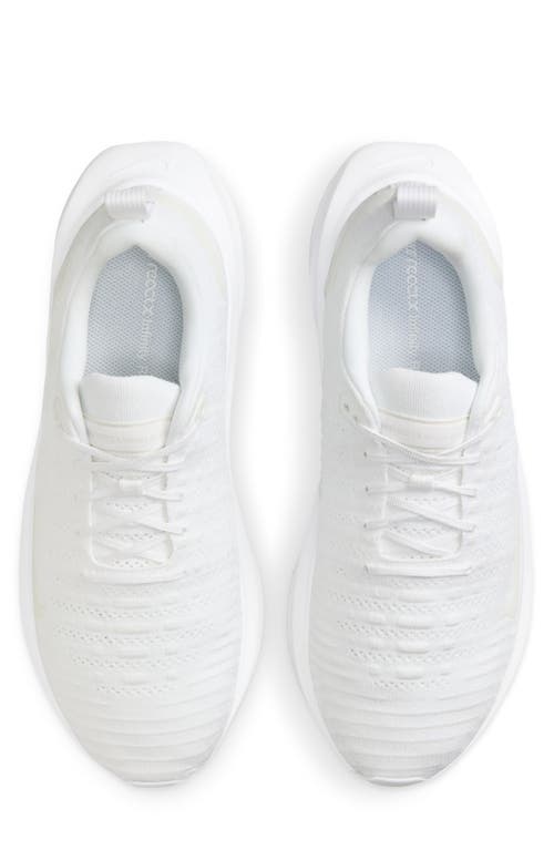 Shop Nike Infinityrn 4 Running Shoe In White/white