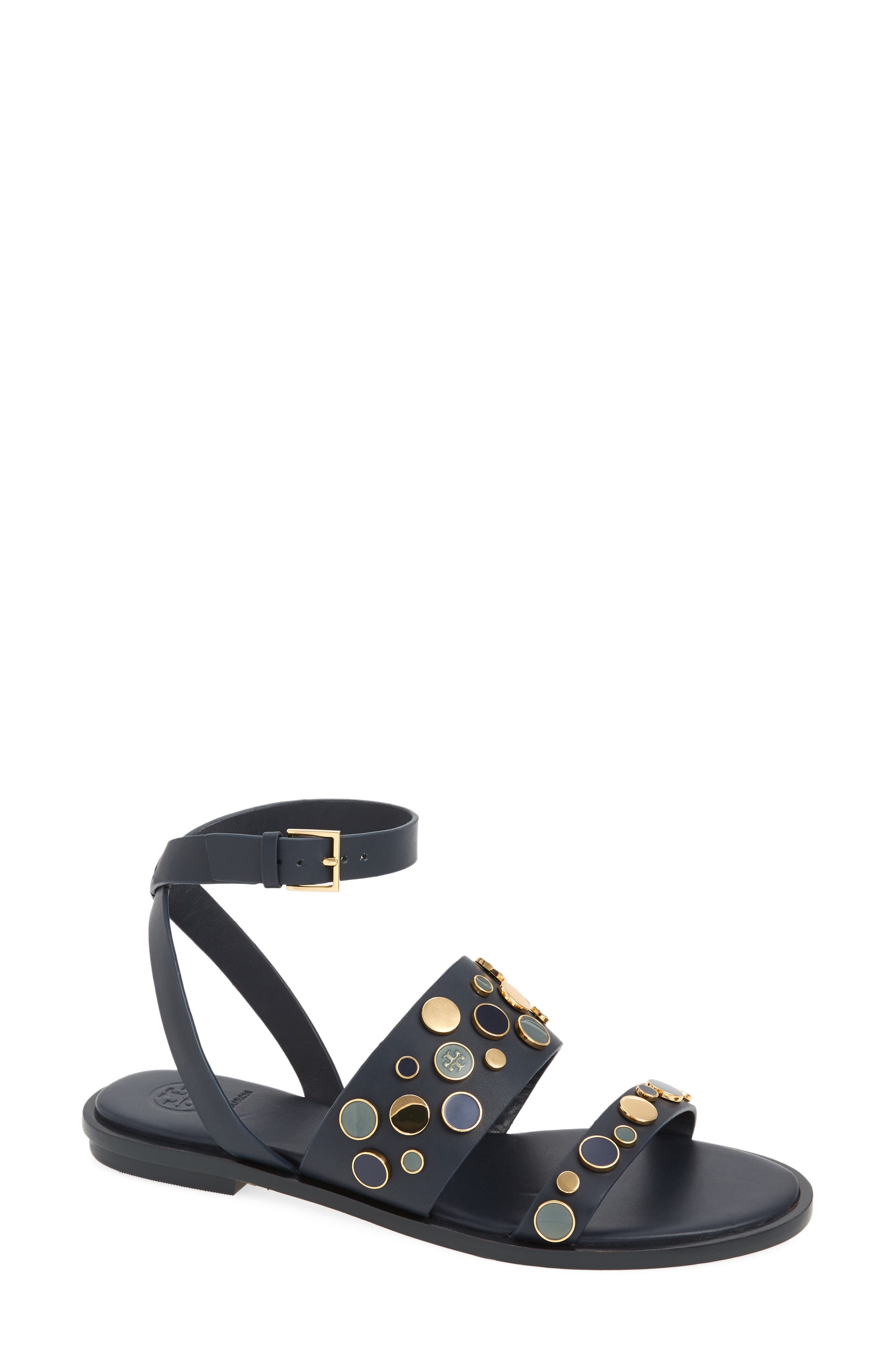tory burch black sandals nordstrom rack