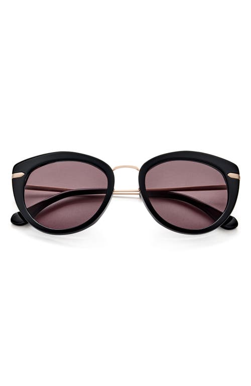 Gemma Styles Let Her Dance 51mm Round Sunglasses in Carbon