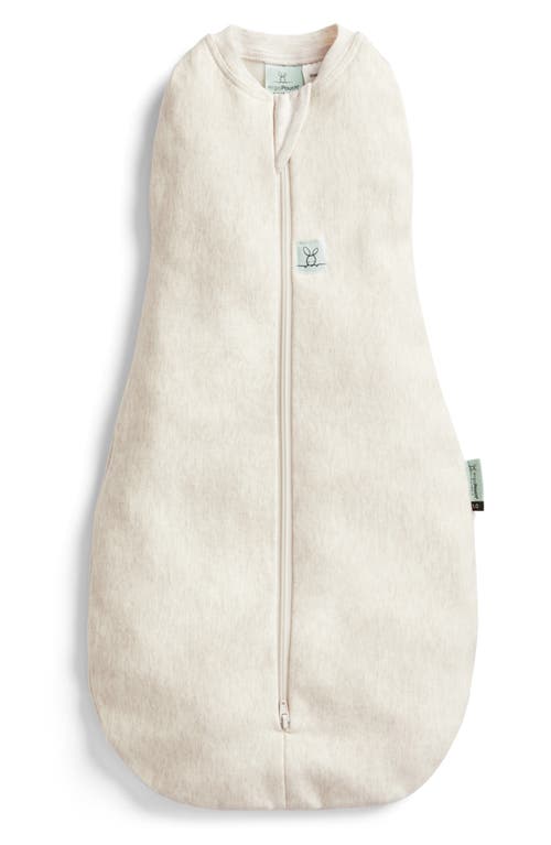 ergoPouch 0.2 TOG Organic Cotton Cocoon Swaddle Sack in Oatmeal Marle at Nordstrom