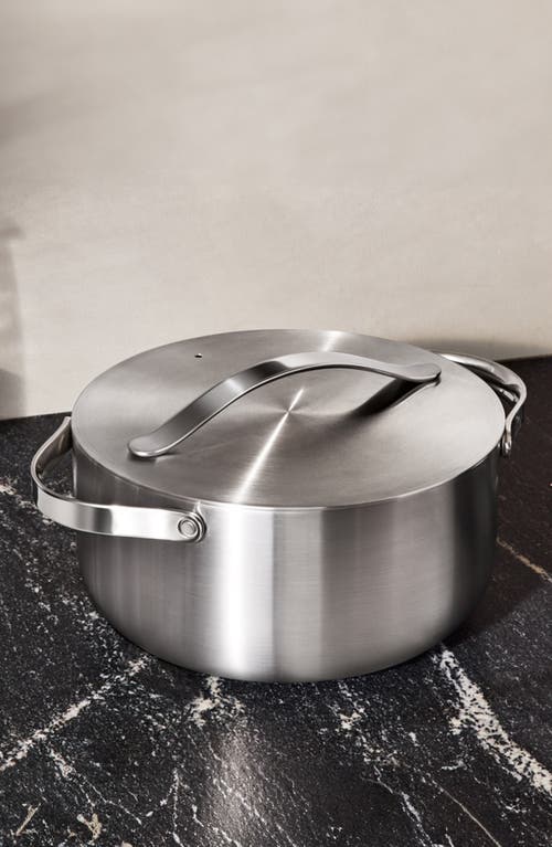 CARAWAY CARAWAY 6.5-QUART STAINLESS STEEL DUTCH OVEN