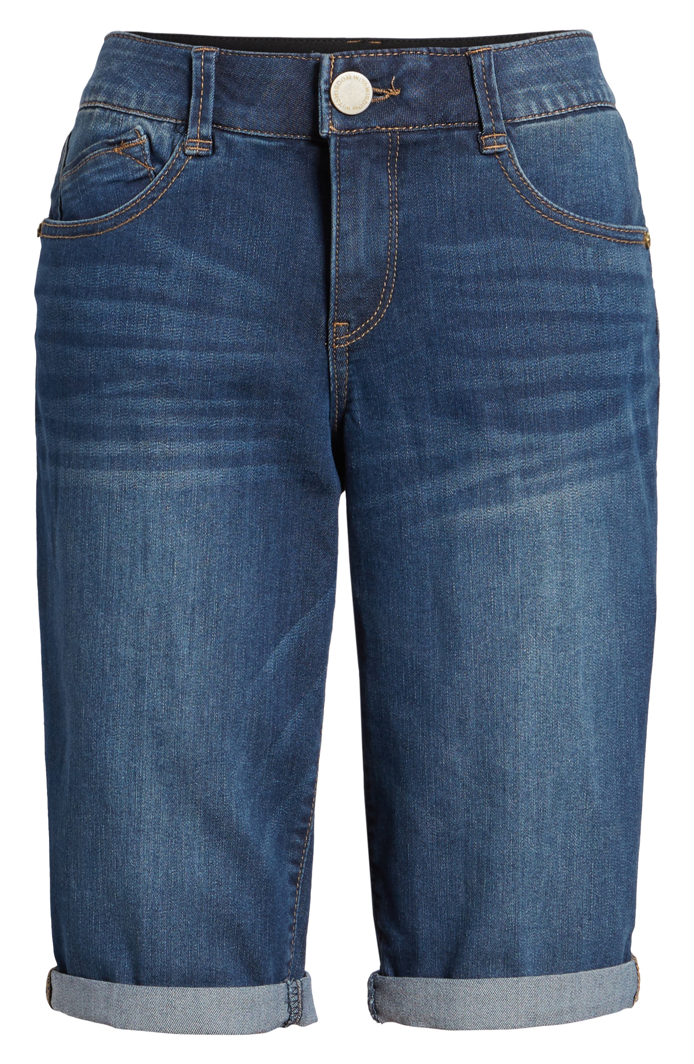 wit and wisdom jean shorts