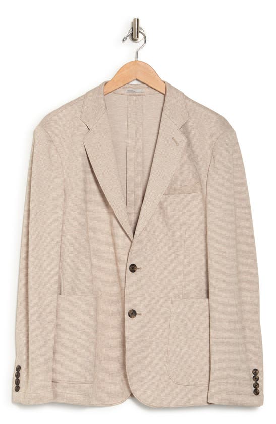 Shop Nordstrom Rack Soft Knit Sport Coat In Tan Canatabria Tooth