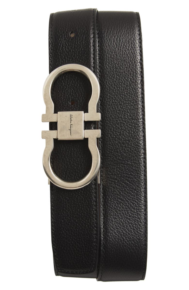 Salvatore Ferragamo Double Gancini Reversible Leather Belt | Nordstrom