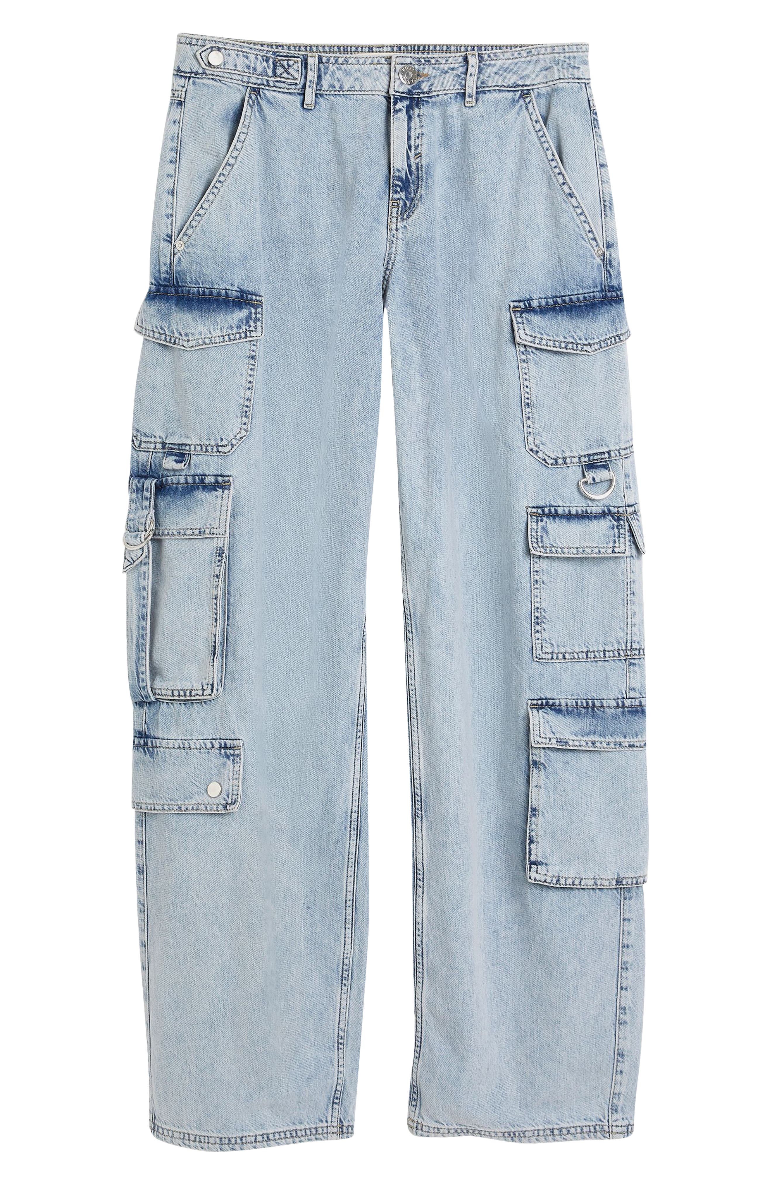 River Island Aria Cargo Dad Jeans 
