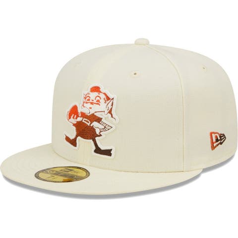 Men's Mitchell & Ness Cream/Gold Oakland Athletics 40 Years Homefield Fitted Hat