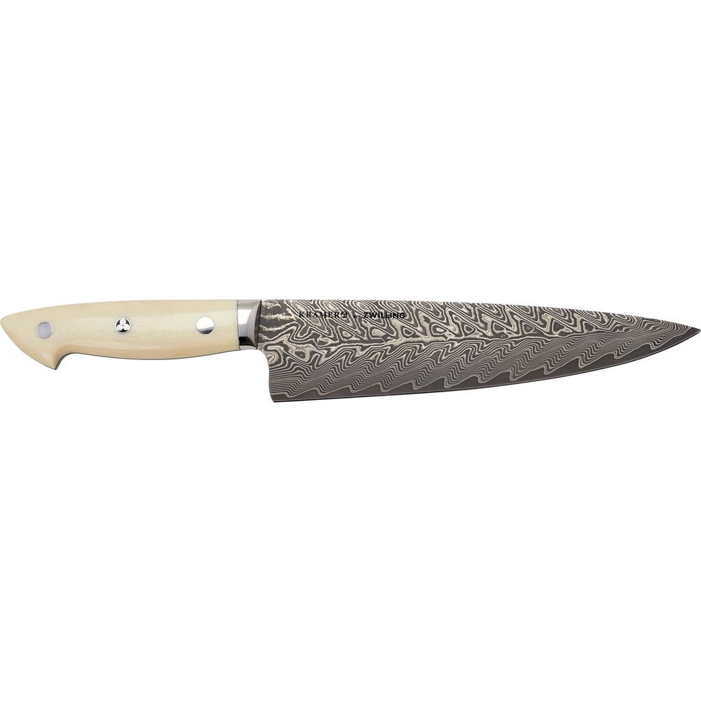 Zwilling Bob Kramer Cumulus 8-inch Chef's Knife In White