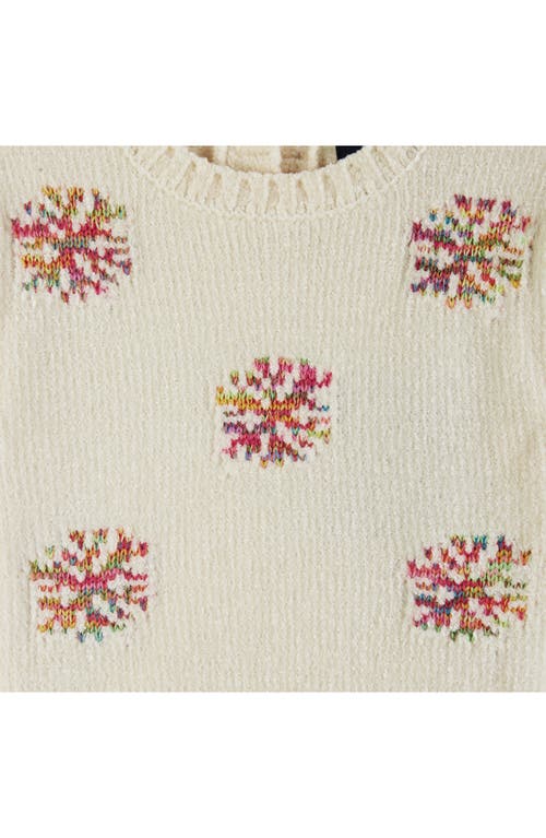 Andy & Evan Baby Girl's 2-piece Sweater & Leggings Set In White Snowflake