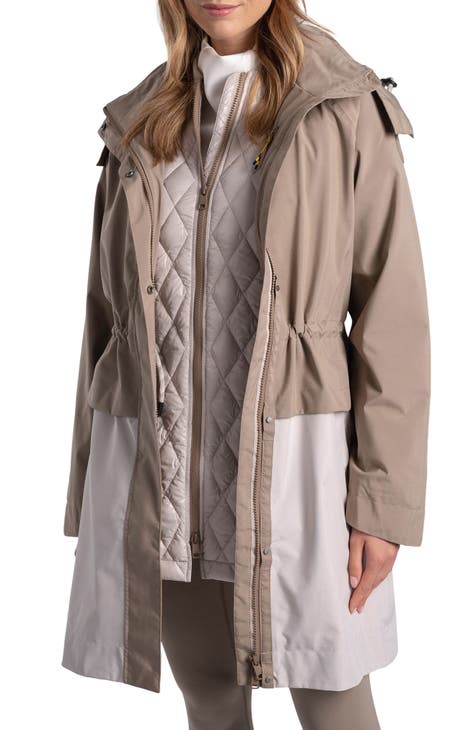 Women's Beige Raincoats, Rain Jackets, & Trench Coats | Nordstrom Rack