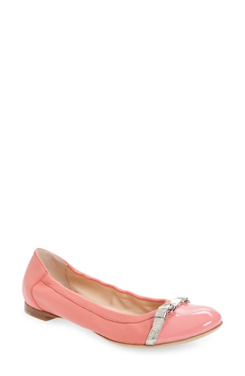 AGL Monika Cap Toe Ballet Flat in Softy Coral at Nordstrom, Size 9.5Us