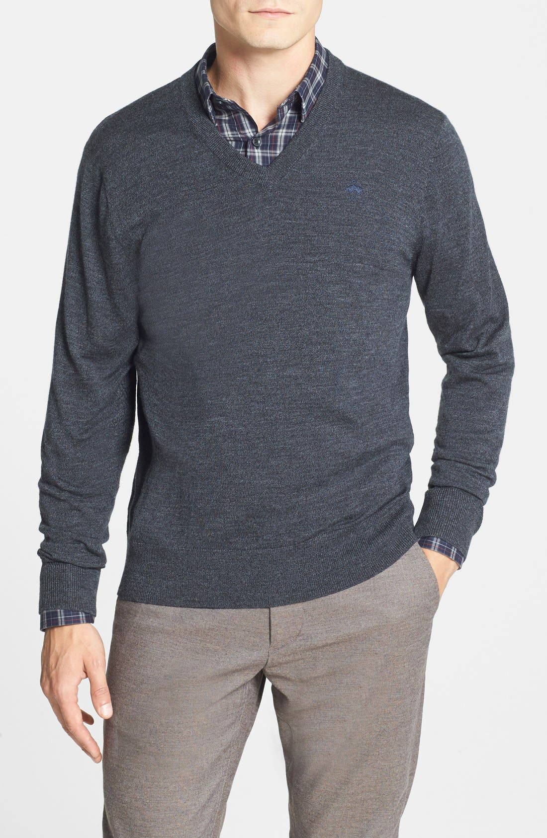 mens polo style sweater