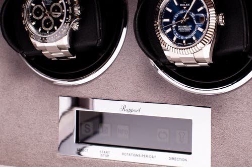 Rapport London Formula Duo Watch Winder In Carbon Fibre