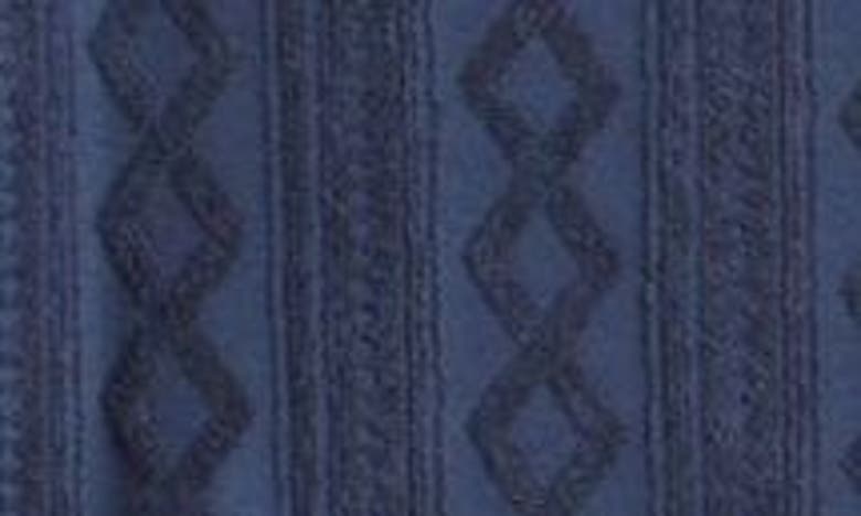 Shop Rails Maverick Textured Knit Camp Shirt In Royal Blue