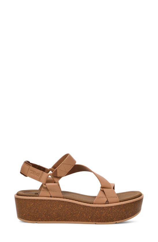 Shop Teva Madera Wedge Sandal In Tigers Eye