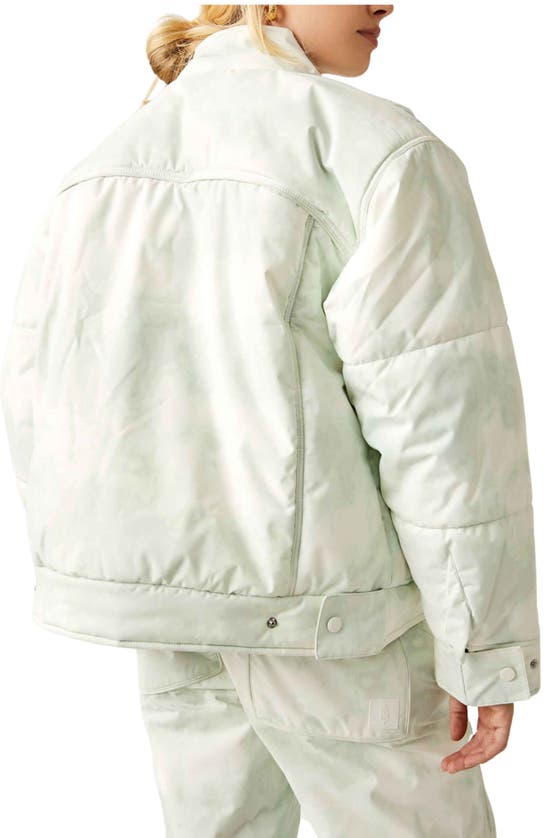 Shop Fp Movement Bunny Slope Puffer Jacket In Mountain Mist Sage