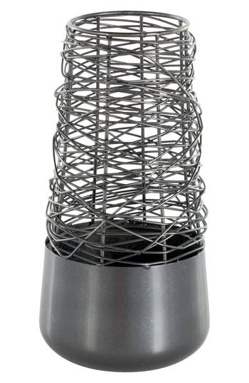 VIVIAN LUNE HOME VIVIAN LUNE HOME BLACK METAL VASE