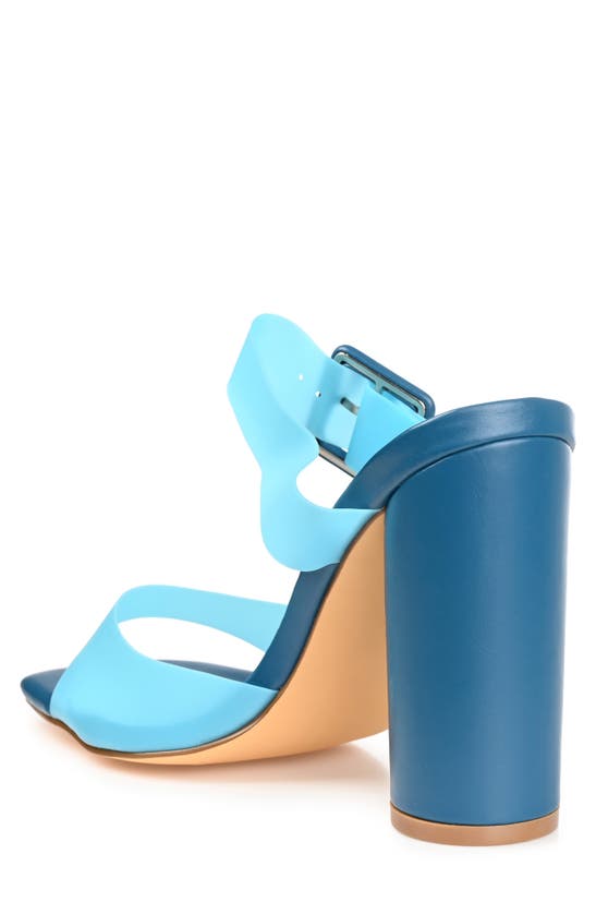 Journee Collection Tru Comfort Foam Pump In Blue