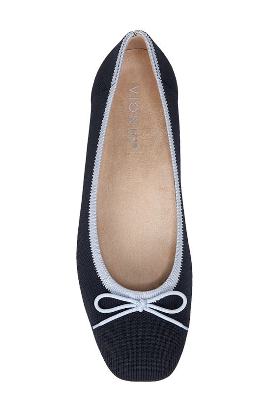 Shop Vionic Klara Knit Ballet Flat In Navy