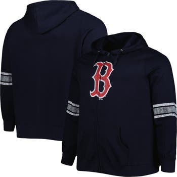PROFILE Women's Navy/Heather Gray Boston Red Sox Plus Size Front Logo ...